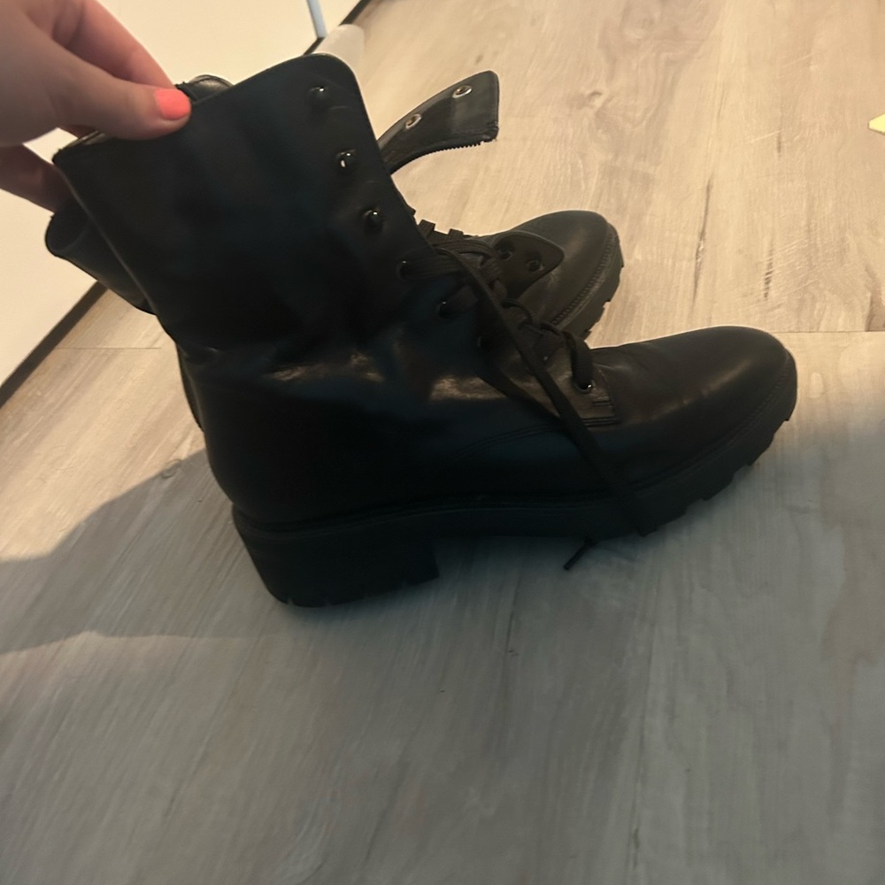 Dolce Vita Black Combat Boots